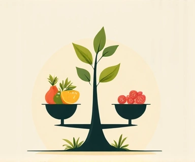 Abstract image representing growth and well-being, like a sprouting plant or a balanced scale.